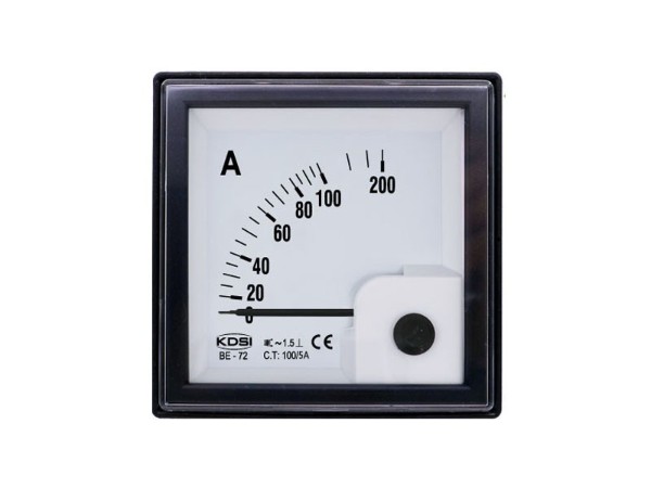 IP65防水防尘指针式电流表BE-72 AC100/5A 配电柜用表 厂家直销