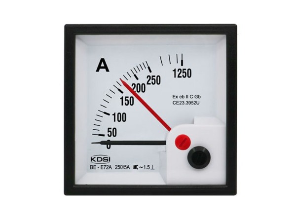 KDSI防爆柜指针表BE-E72A AC250/5A 5倍过载 交流电流表 厂家供应