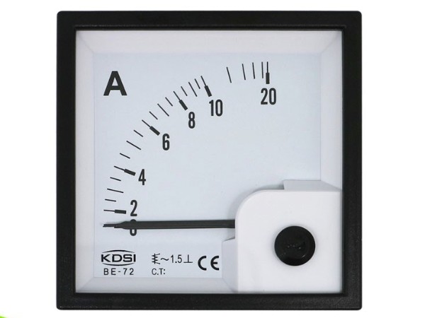 KDSI指针式电表BE-72 AC10A 交流电流表 方形开孔 带CE认证