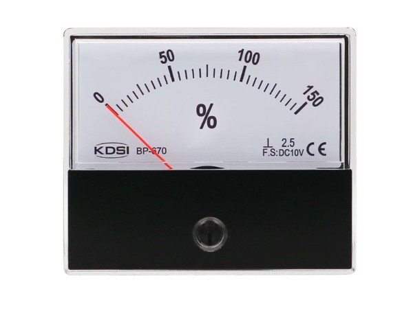 KDSI机械设备电表BP-670 DC10V 150% 指针式百分比负载表 厂家直销
