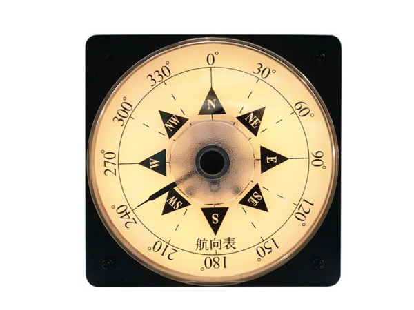 KDSI指针式船用背光电表LS-110 DC4-20mA 360°航向表 圆形开孔直流表