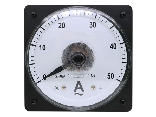 KDSI指针式圆形开孔电表LS-110 AC50/5A电流测量仪表 船用电表 厂家供应_副本