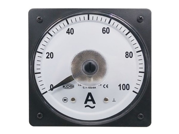 KDSI圆形开孔电表LS-110 AC100/5A电流测量仪表 船用指针电流表 厂家供应