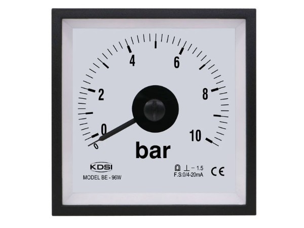 KDSI指针式压力表BE-96W DC4-20mA10bar 船用表 240度广角电表