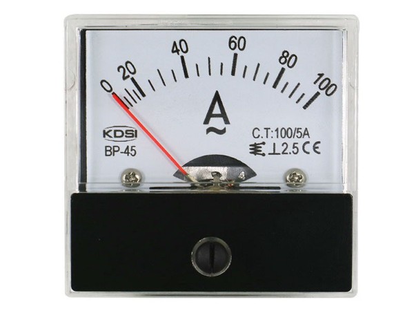 KDSI指针式机械设备用表BP-45 AC100/5A  交流电流表 小型开孔电表 厂家直销