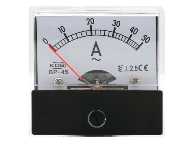 KDSI机械设备指针表BP-45 AC50A 交流电流测量表 直通式电流表 厂家直销