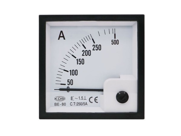 厂家供应 指针电流表BE-80 AC250/5A CE认证电表 可替代6L2型电表