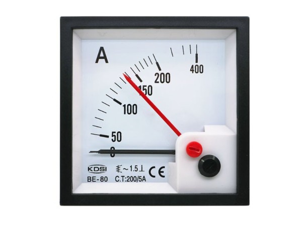 厂家供应 6L2同尺寸 BE-80 AC200/5A双指针电流表 CE认证电表