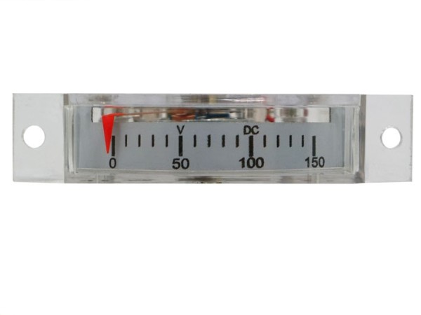 KDSI指针式槽型表 电压表TE-45E DC150V 小型直流电表