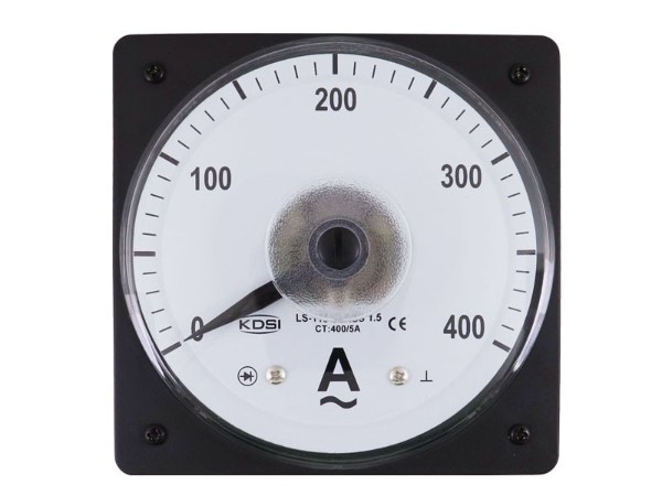 KDSI广角度指针式电流表LS-110 AC400/5A 轮船设备用表 出口型电流表
